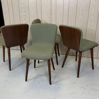 2 Article Sede Green Dining Chairs