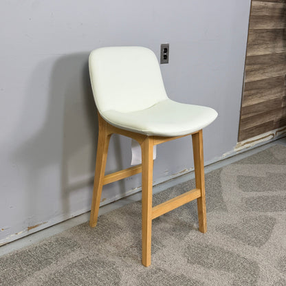 3 Rove Concepts Leather Aubrey Counter Stools