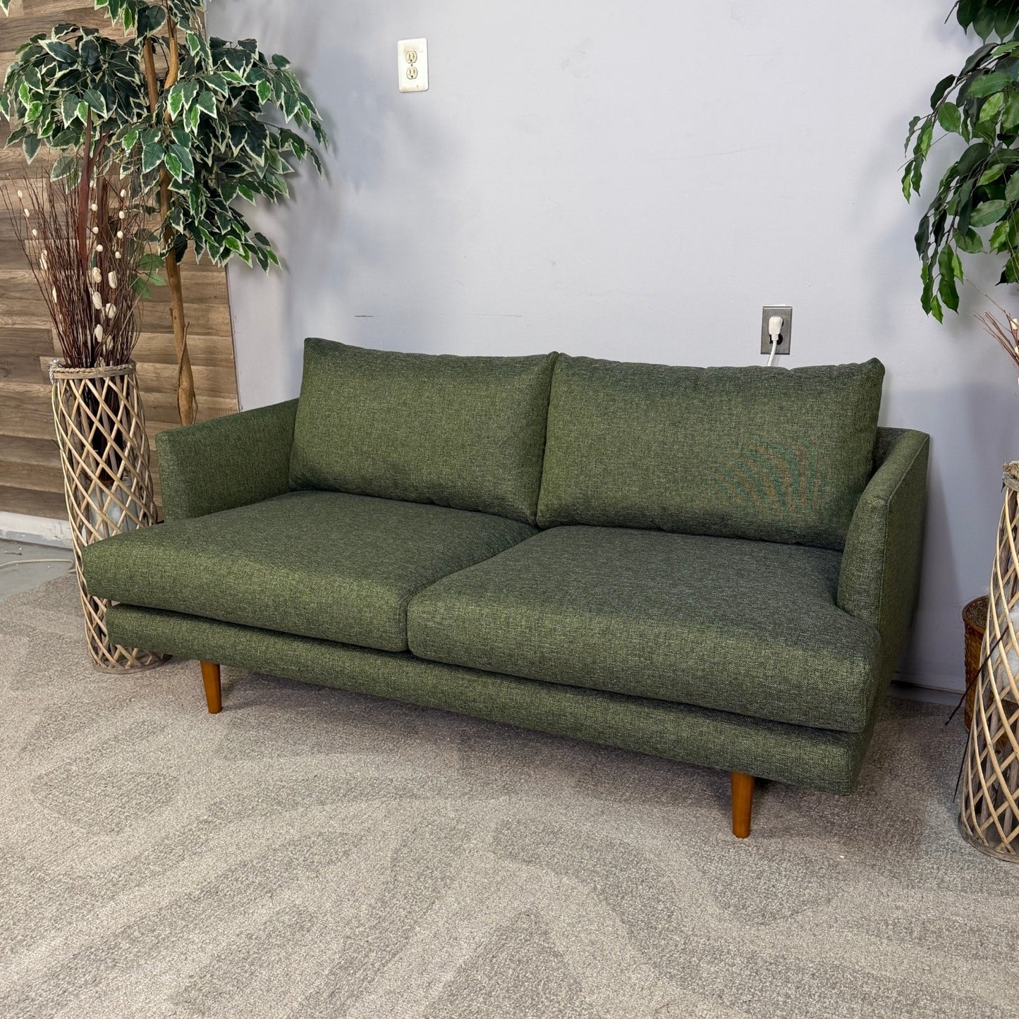 Article Burrard 67" Green Loveseat
