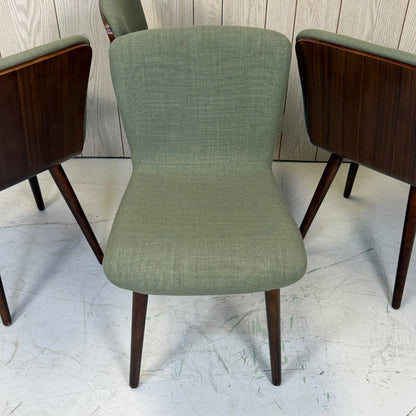 2 Article Sede Green Dining Chairs