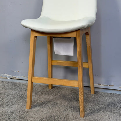 3 Rove Concepts Leather Aubrey Counter Stools
