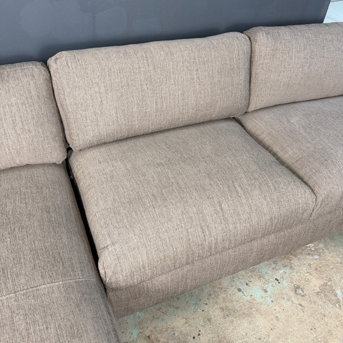 Article "Vati" 114" Left Storage Sleeper Sectional