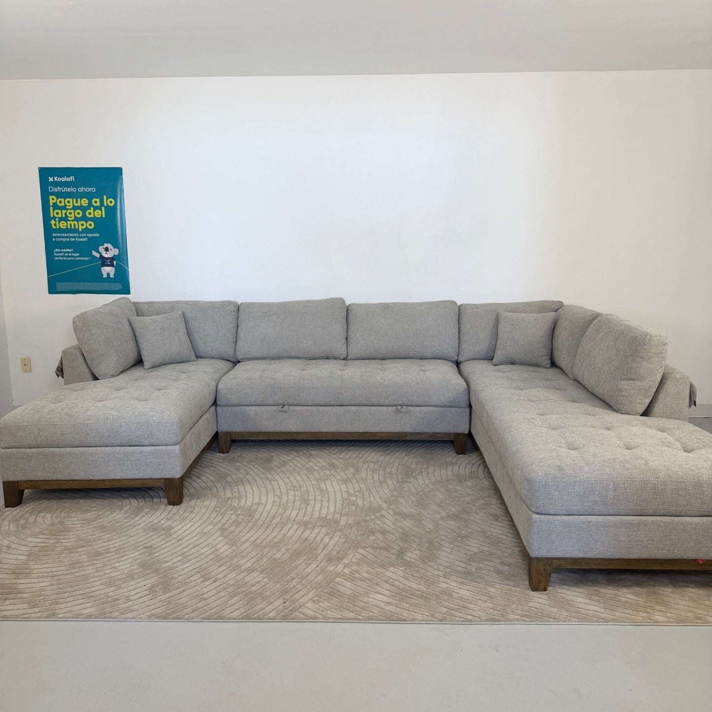 Thomasville Tavish Double Chaise Sectional with Storage
