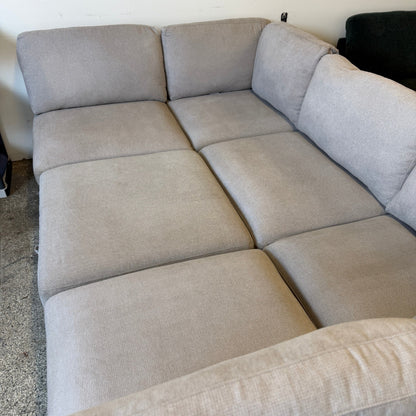 Thomasville Rockford 6-piece Fabric Modular Reclining Sectional