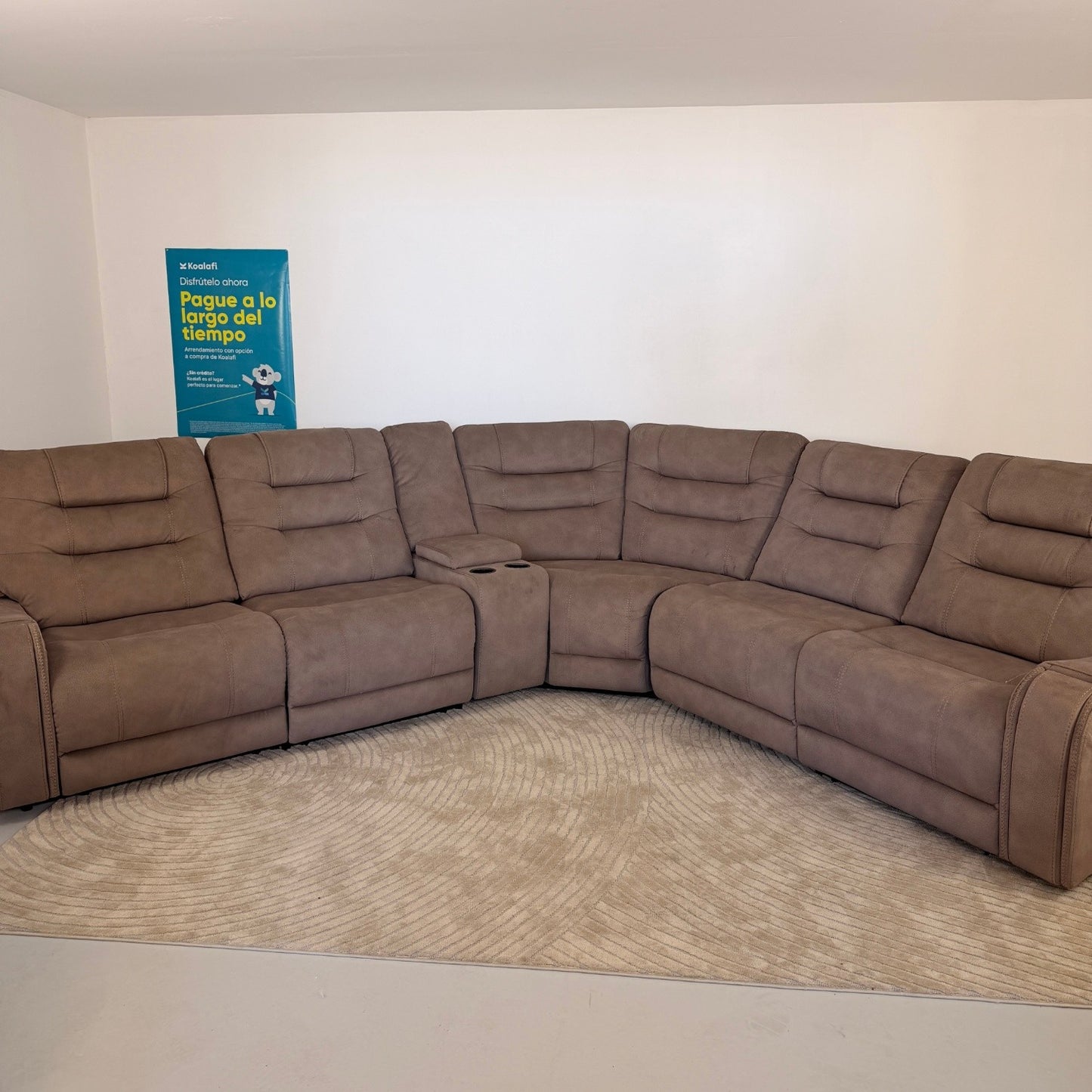 Brown "Carmelo" Reclining Sectional