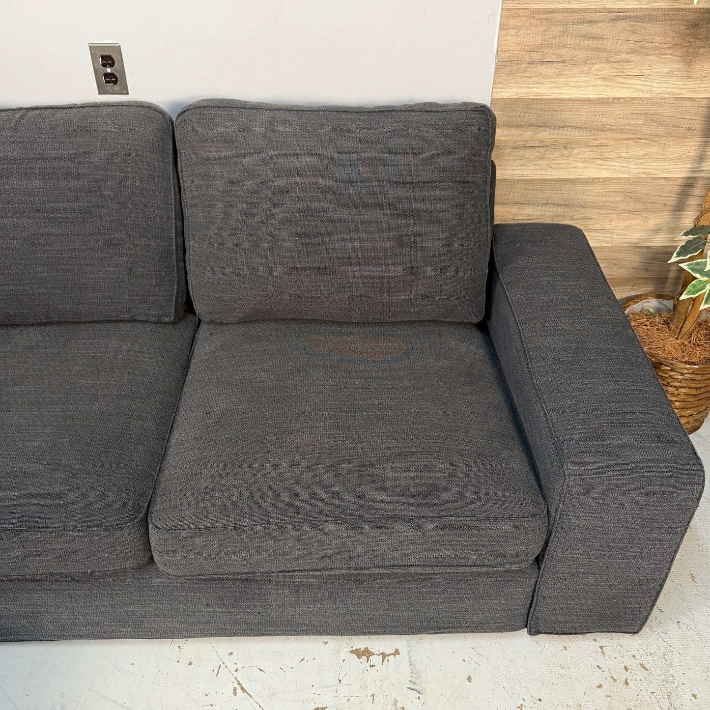 Grey Ikea Kivik Sectional
