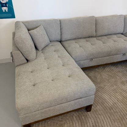 Thomasville Tavish Double Chaise Sectional with Storage