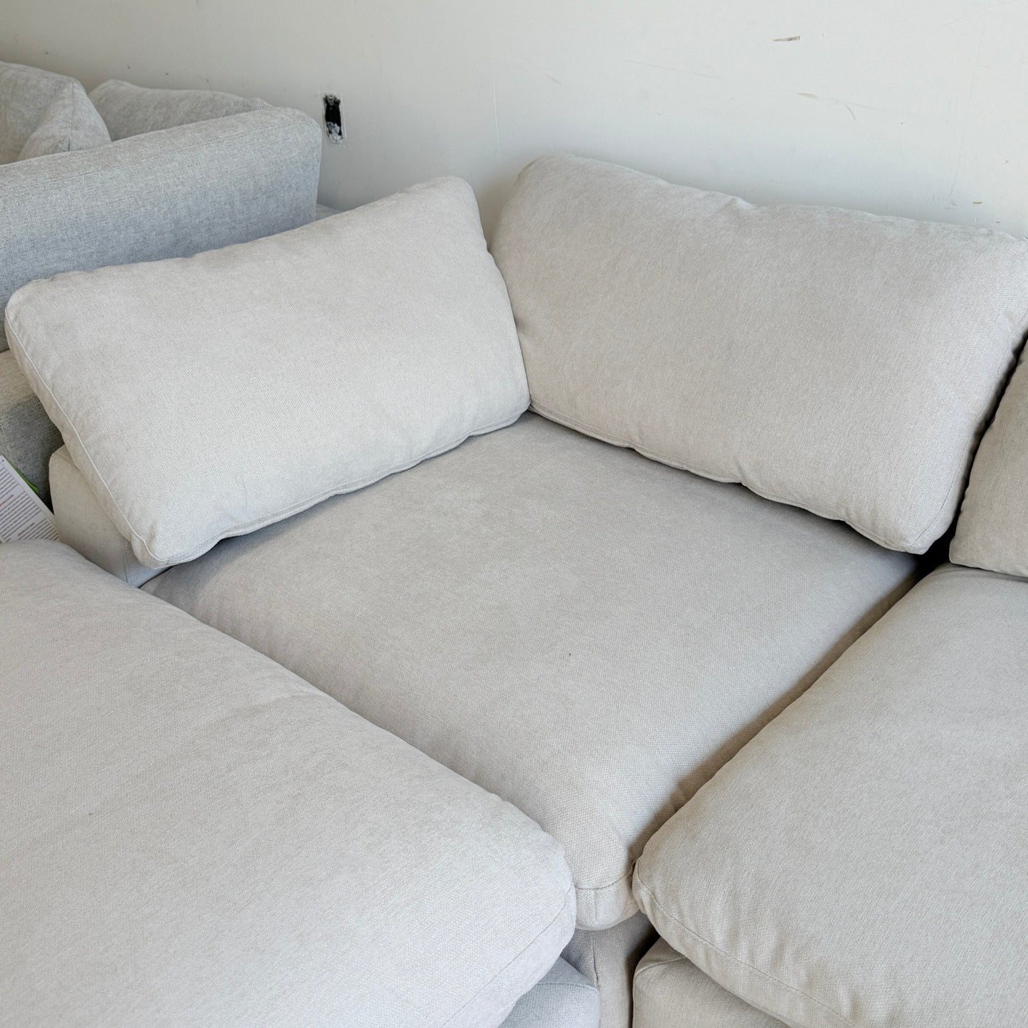 Beige Modular Cloud Couch