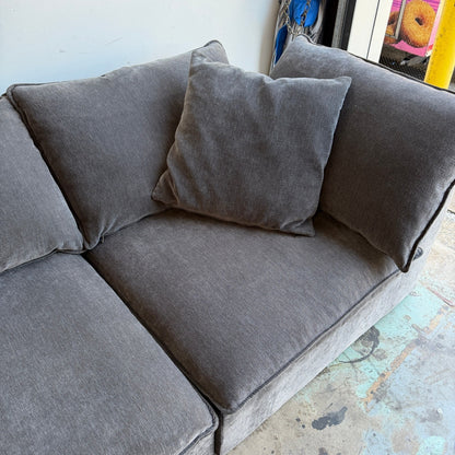 Sereen 6-piece Modular Sectional In Dark Gray