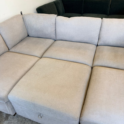 Thomasville Rockford 6-piece Fabric Modular Reclining Sectional