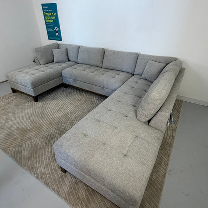 Thomasville Tavish Double Chaise Sectional with Storage