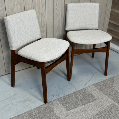 2 Article Grey Nosh Dining Chairs