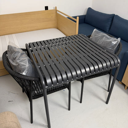 Article "Sarek" 35.5" Outdoor Dining Table + 2 "Calicut" Chairs