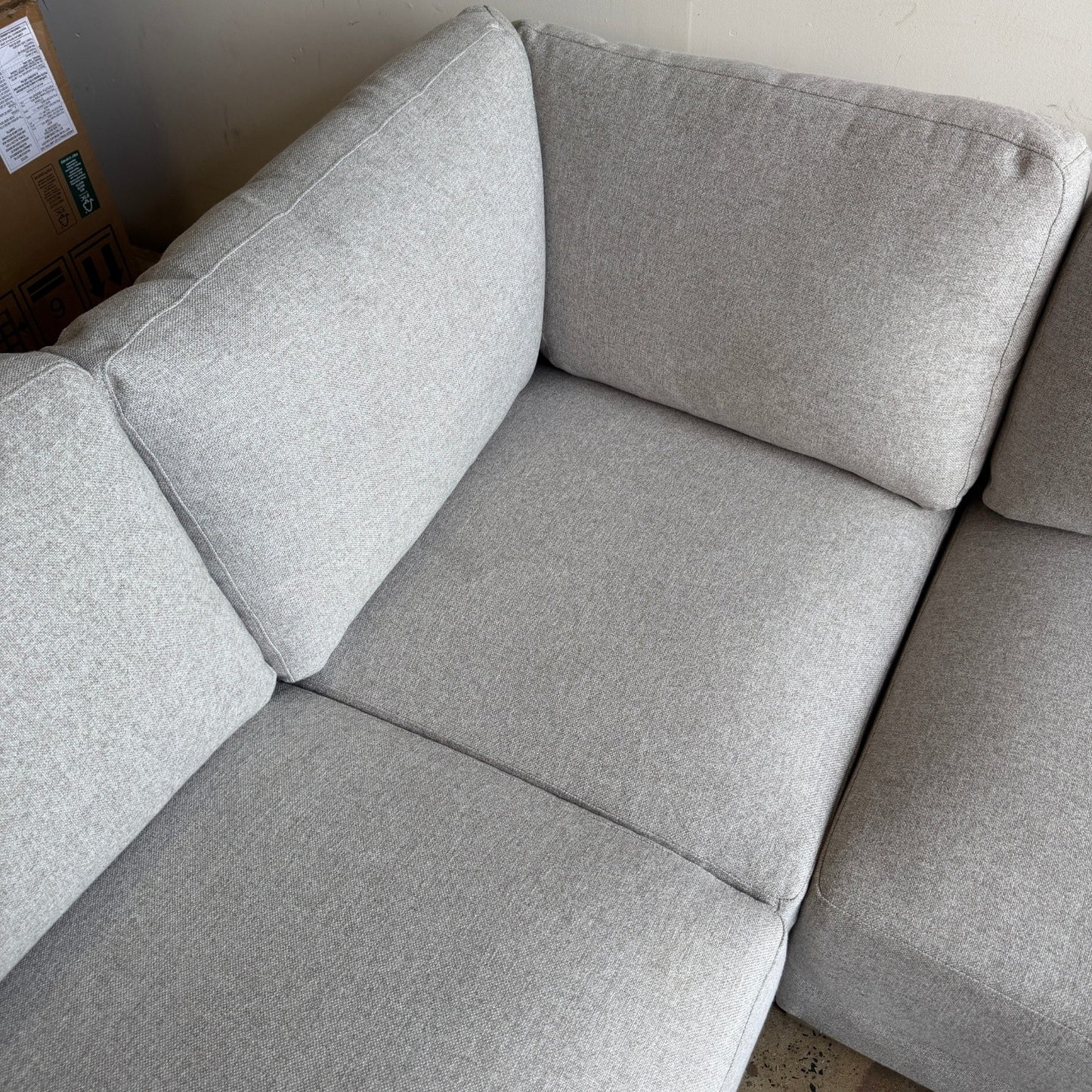 Drayden Fabric Sectional with Ottoman