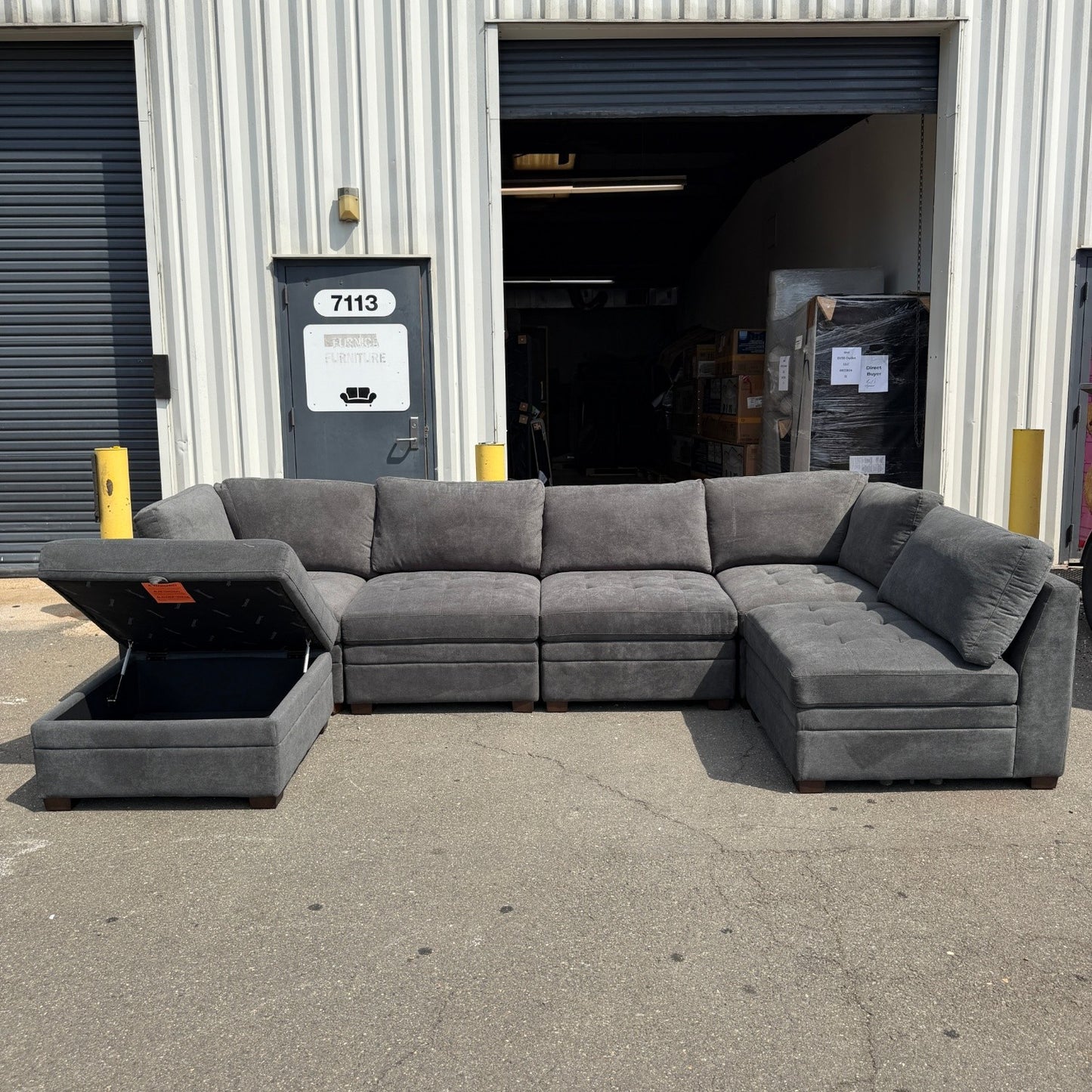 Grey Thomasville Tisdale Modular Sectional