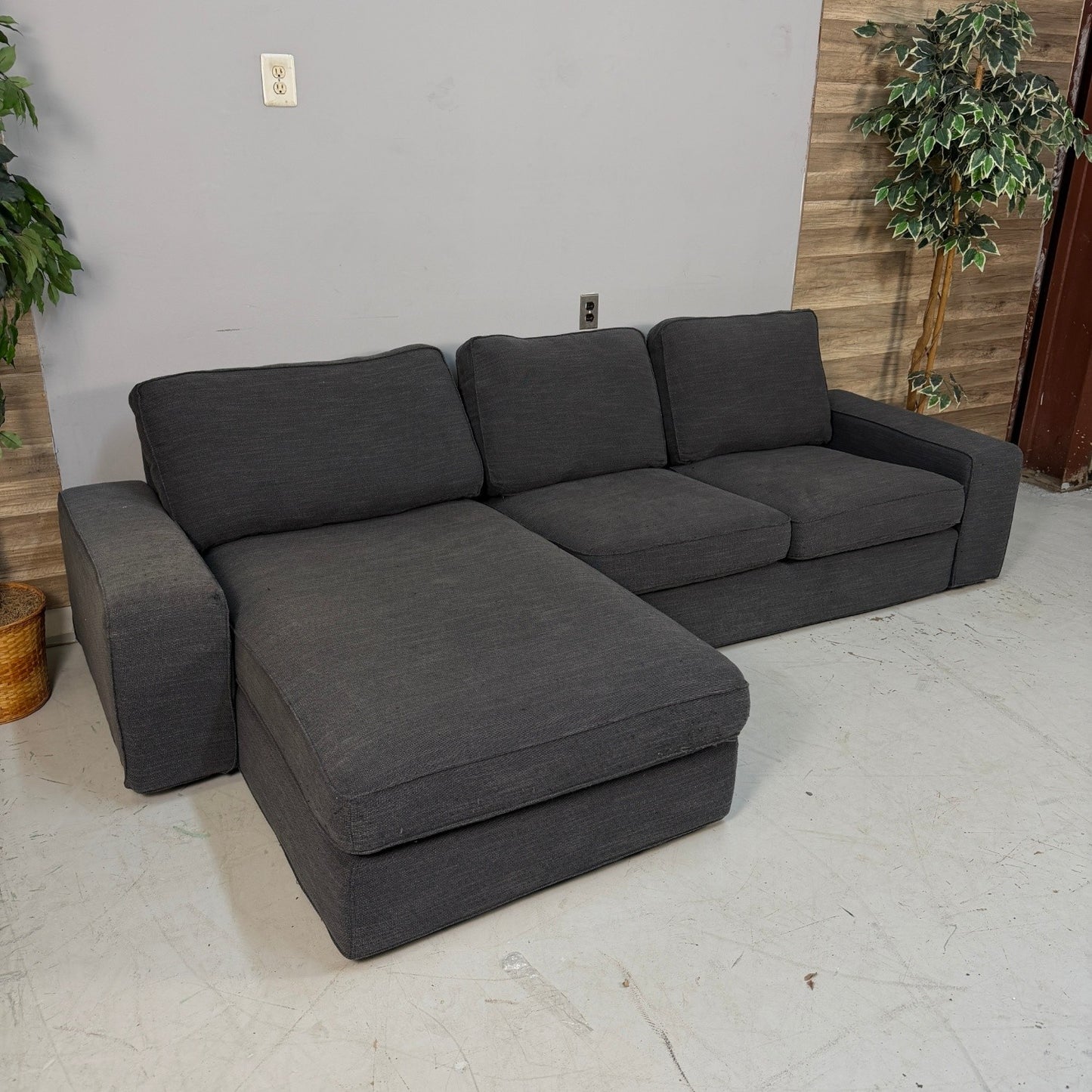 Grey Ikea Kivik Sectional