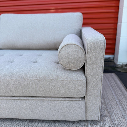Article Sven 88" Tufted Sofa Bed - Ratine Buff
