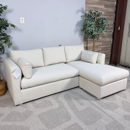 Article "Marina" Reversible Storage Sleeper Sectional In Ivory