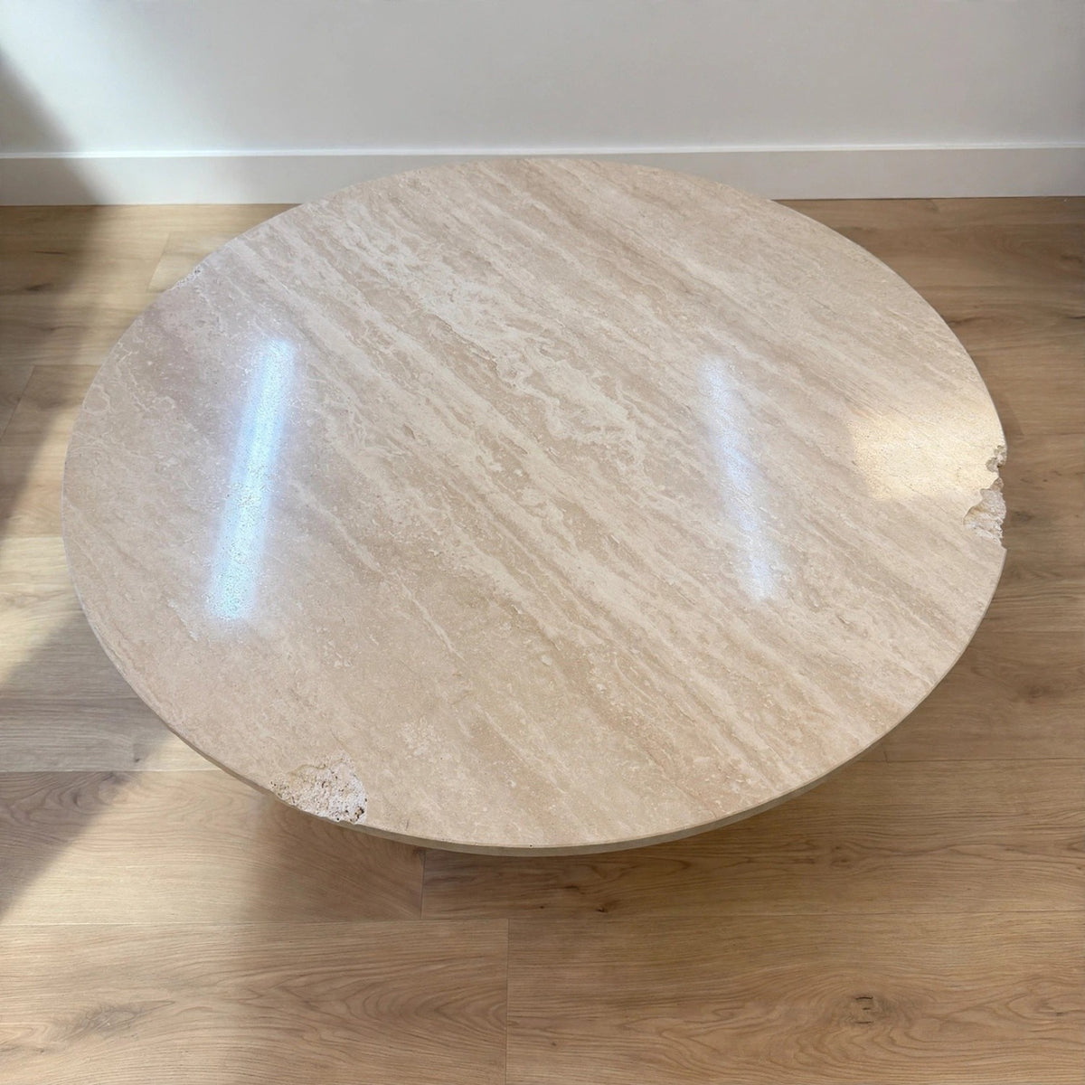 Article "Tala" 31.5" Travertine Coffee Table