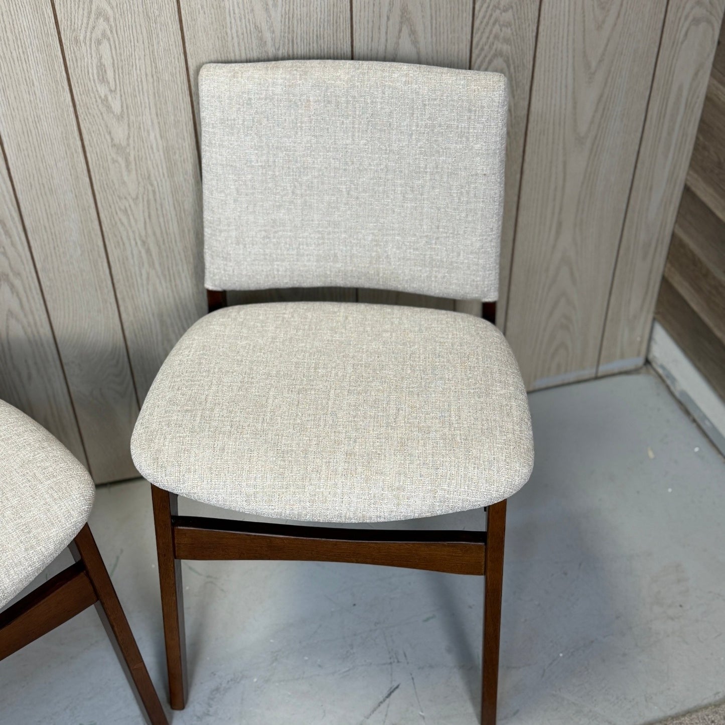 2 Article Grey Nosh Dining Chairs
