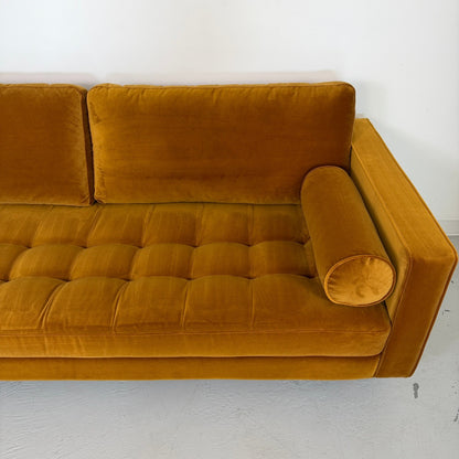 Article "Sven" 88" Tufted Velvet Sofa