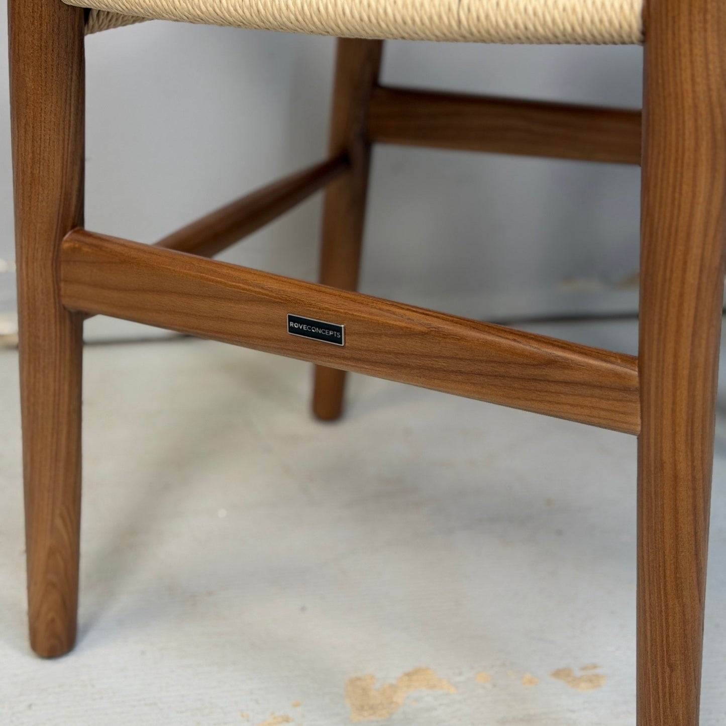 2 Rove Concepts Wishbone Chiars In Walnut Stain