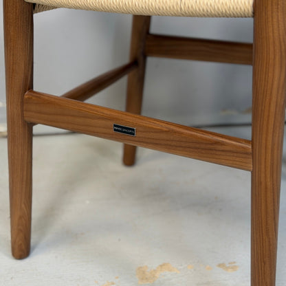 2 Rove Concepts Wishbone Chiars In Walnut Stain