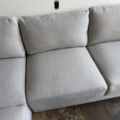 Drayden Fabric Sectional with Ottoman
