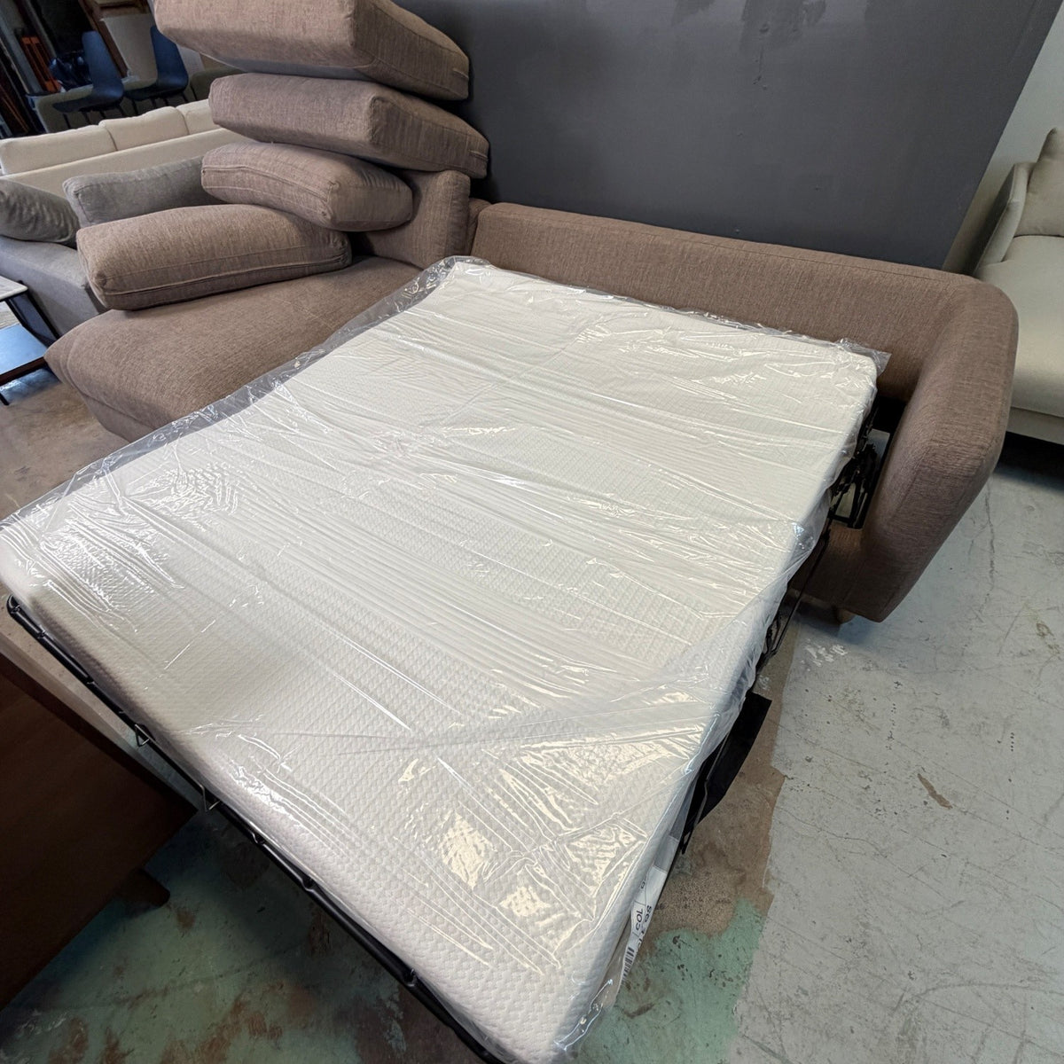 Article "Vati" 114" Left Storage Sleeper Sectional