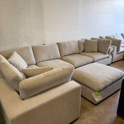 Thomasville Gray Lowell 6-piece Modular Sectional
