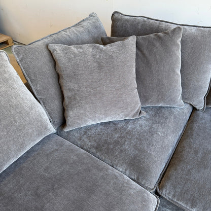 Sereen 6-piece Modular Sectional In Dark Gray