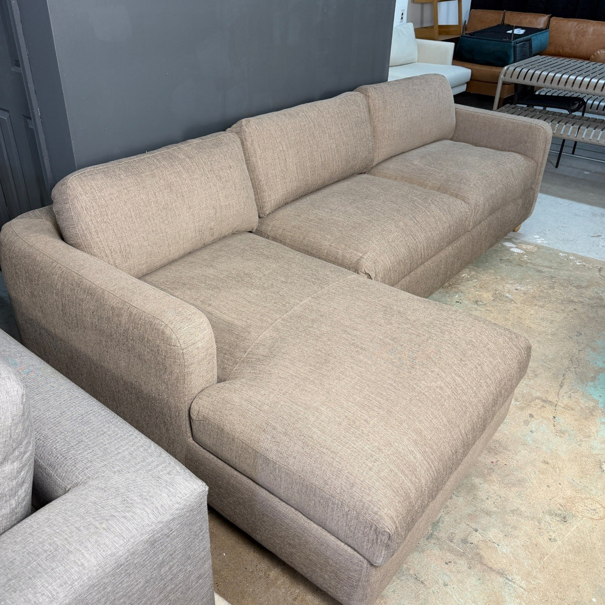 Article "Vati" 114" Left Storage Sleeper Sectional