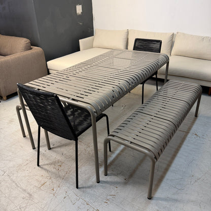 Article "Sarek" 67" Outdoor Dining Table + 2 Benches