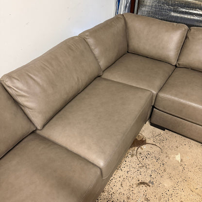 Tayler Top Grain Leather Sectional