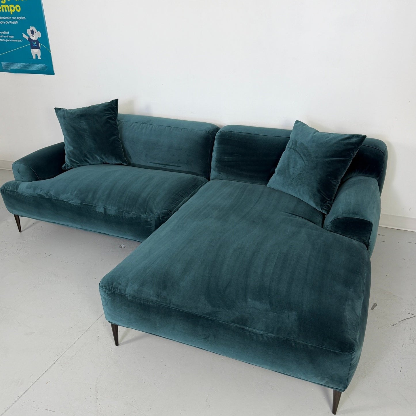 Article "Abisko" 94.5" Velvet Sectional