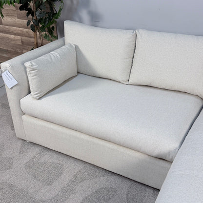 Article "Marina" Reversible Storage Sleeper Sectional In Ivory
