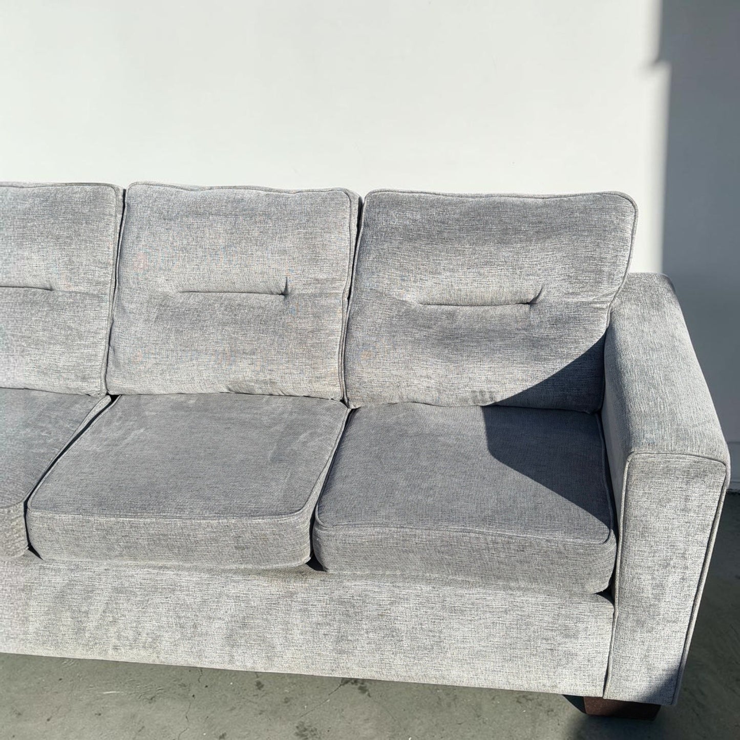 Grey 2-Piece Sectional From Bob's Furniture