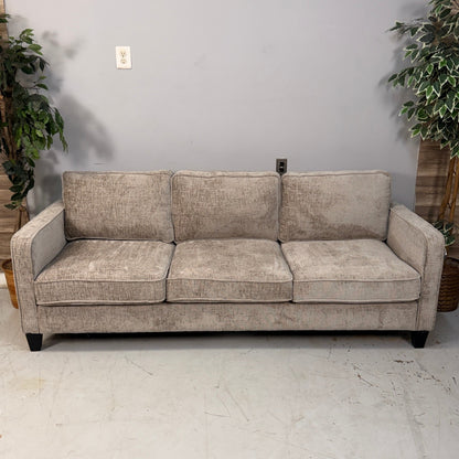 Grey Chenille 3 Seater Sofa