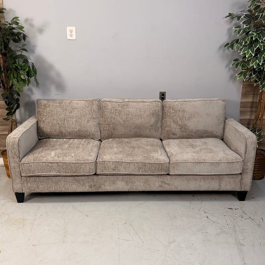 Grey Chenille 3 Seater Sofa