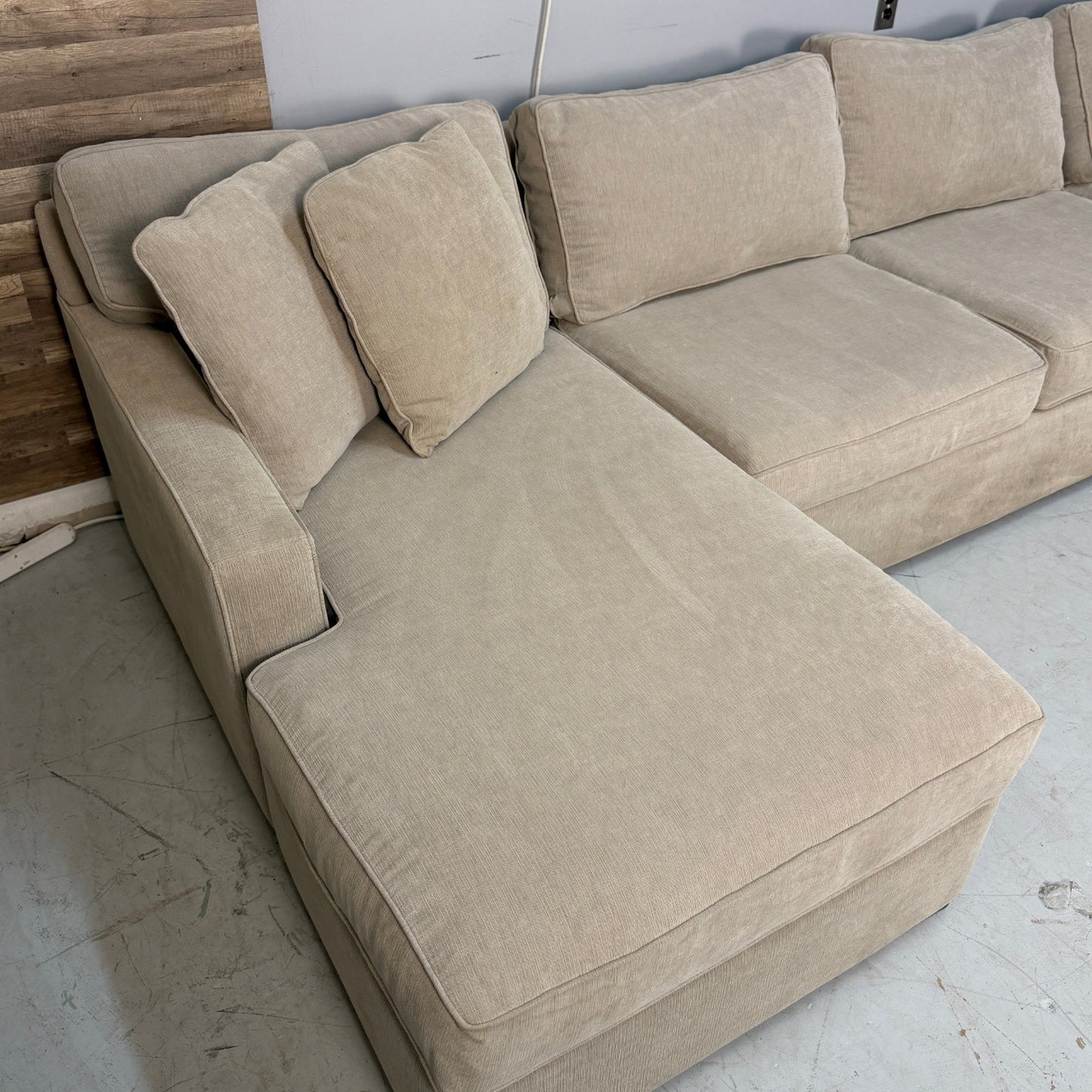 Macy's Radley Beige U Shape 5-Piece Sectional