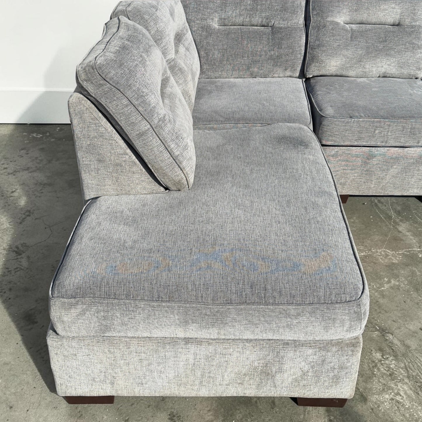Grey 2-Piece Sectional From Bob's Furniture
