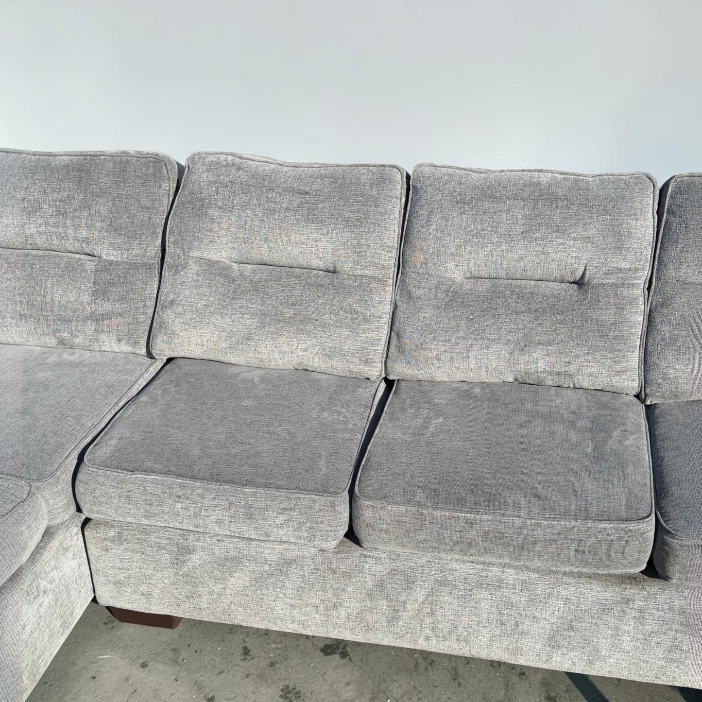 Grey 2-Piece Sectional From Bob's Furniture