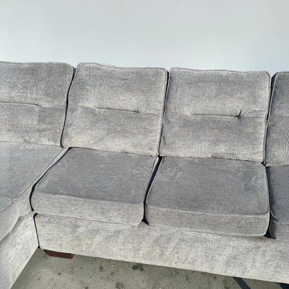 Grey 2-Piece Sectional From Bob's Furniture