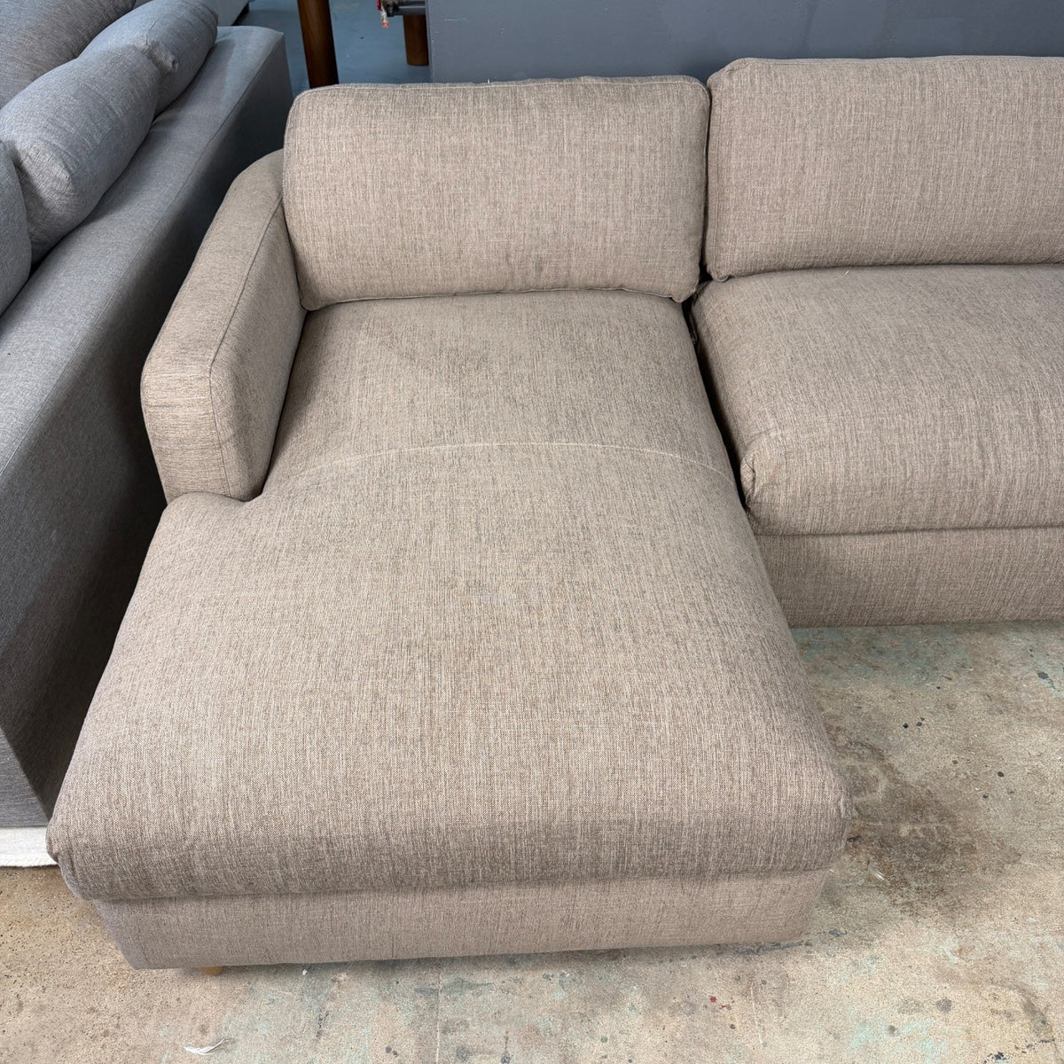 Article "Vati" 114" Left Storage Sleeper Sectional