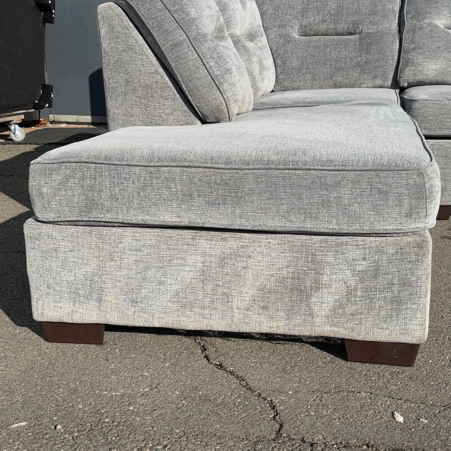 Grey 2-Piece Sectional From Bob's Furniture