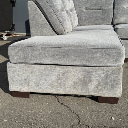 Grey 2-Piece Sectional From Bob's Furniture