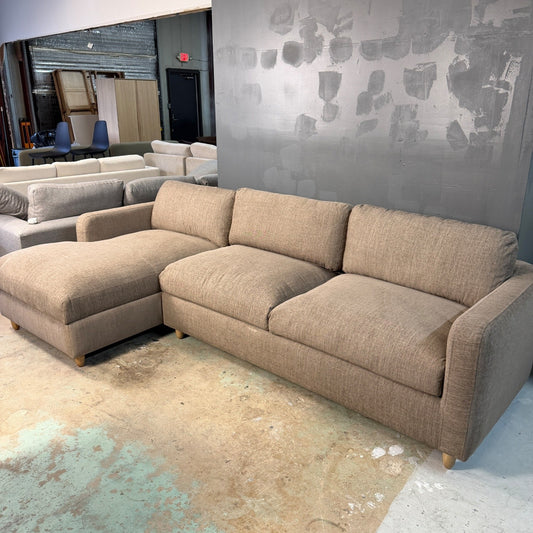 Article "Vati" 114" Left Storage Sleeper Sectional