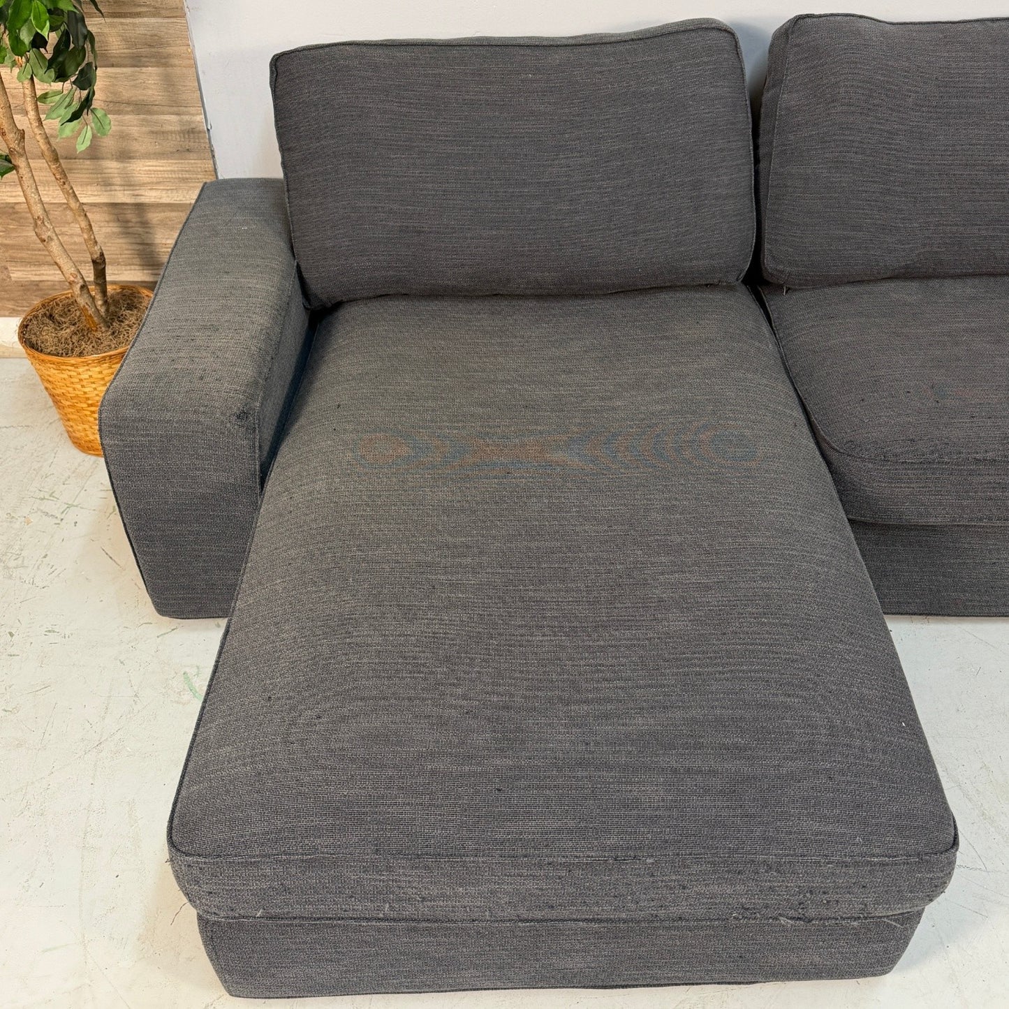 Grey Ikea Kivik Sectional