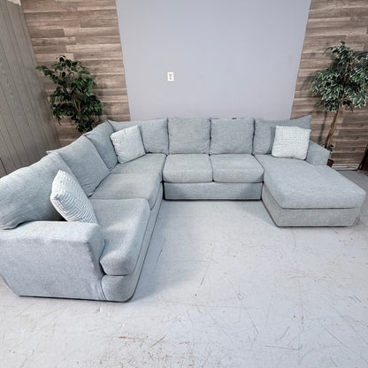 Grey U Shape Sectional