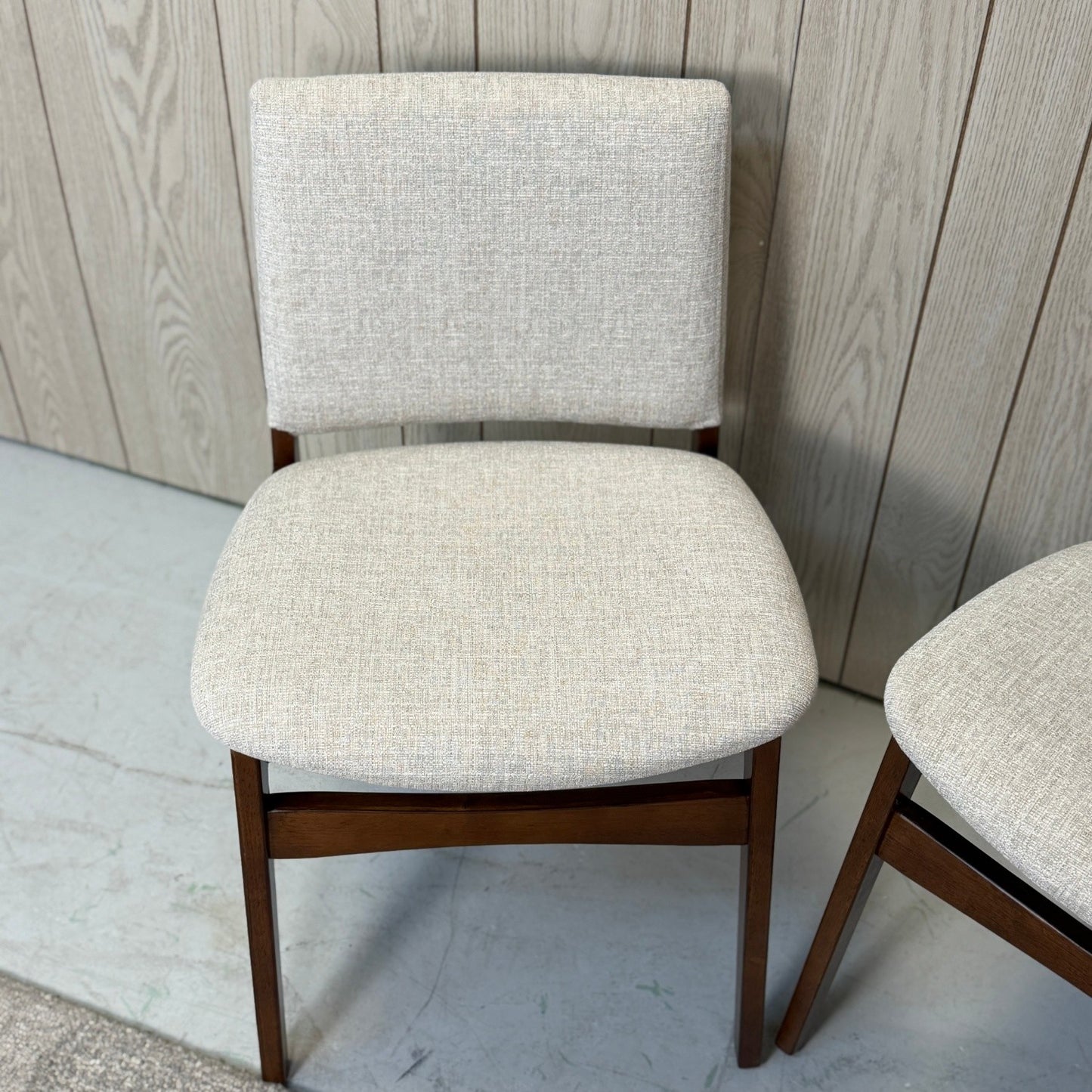 2 Article Grey Nosh Dining Chairs
